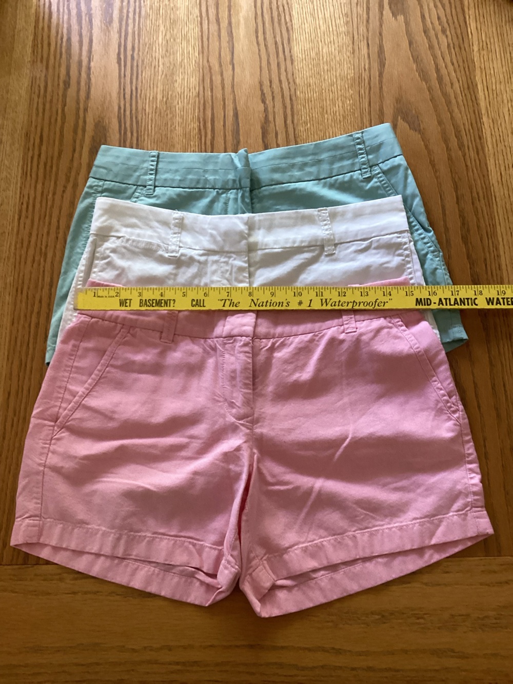 PRICED TO SELL!! J Crew Cotton Chino Shorts Trio - Picture 2 of 9